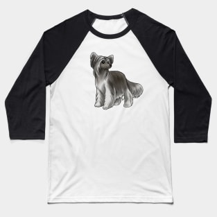 Dog - Chinese Crested - Powderpuff - White and Tan Baseball T-Shirt